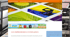 Desktop Screenshot of imprimerie-lyon.net