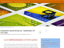 Tablet Screenshot of imprimerie-lyon.net